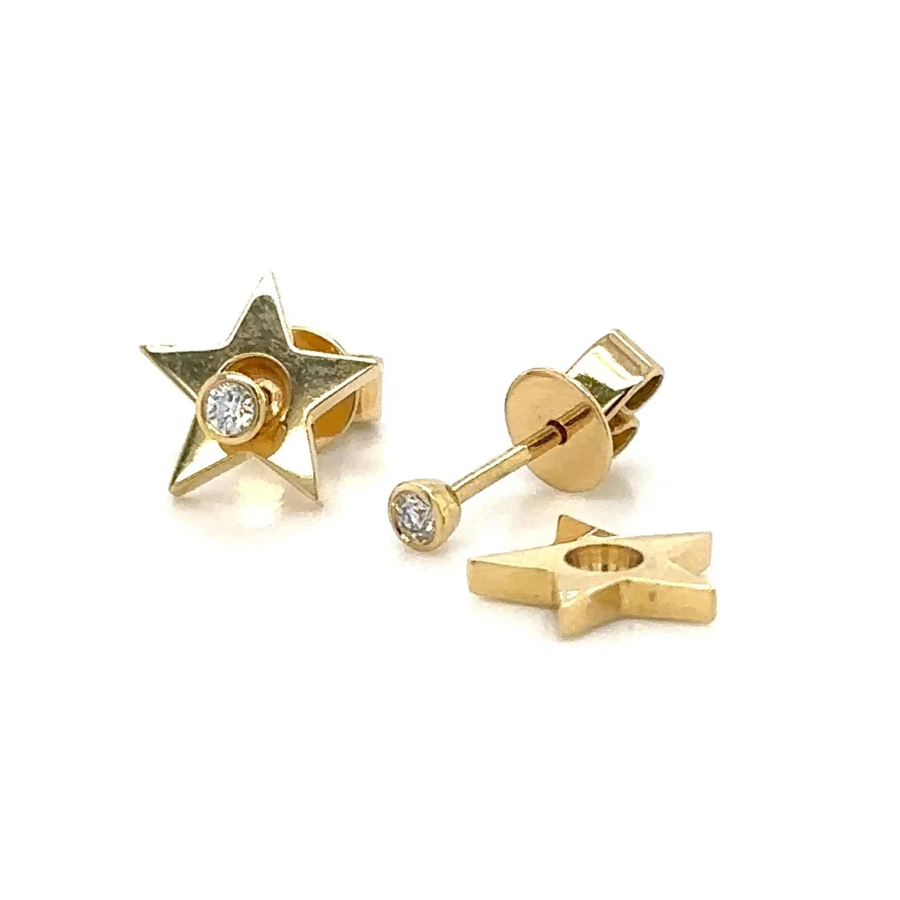 0.31ct tw Diamond Star Stud Earrings