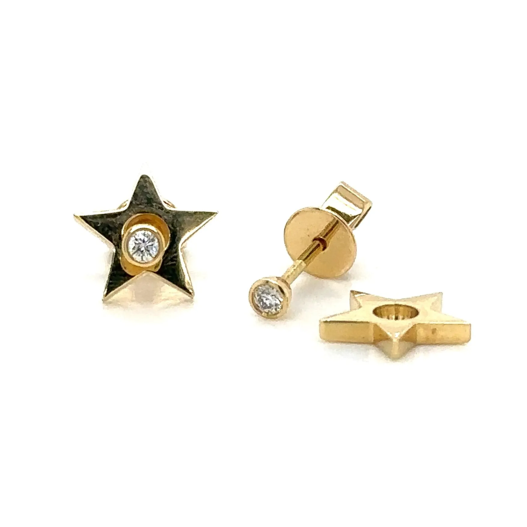 0.31ct tw Diamond Star Stud Earrings