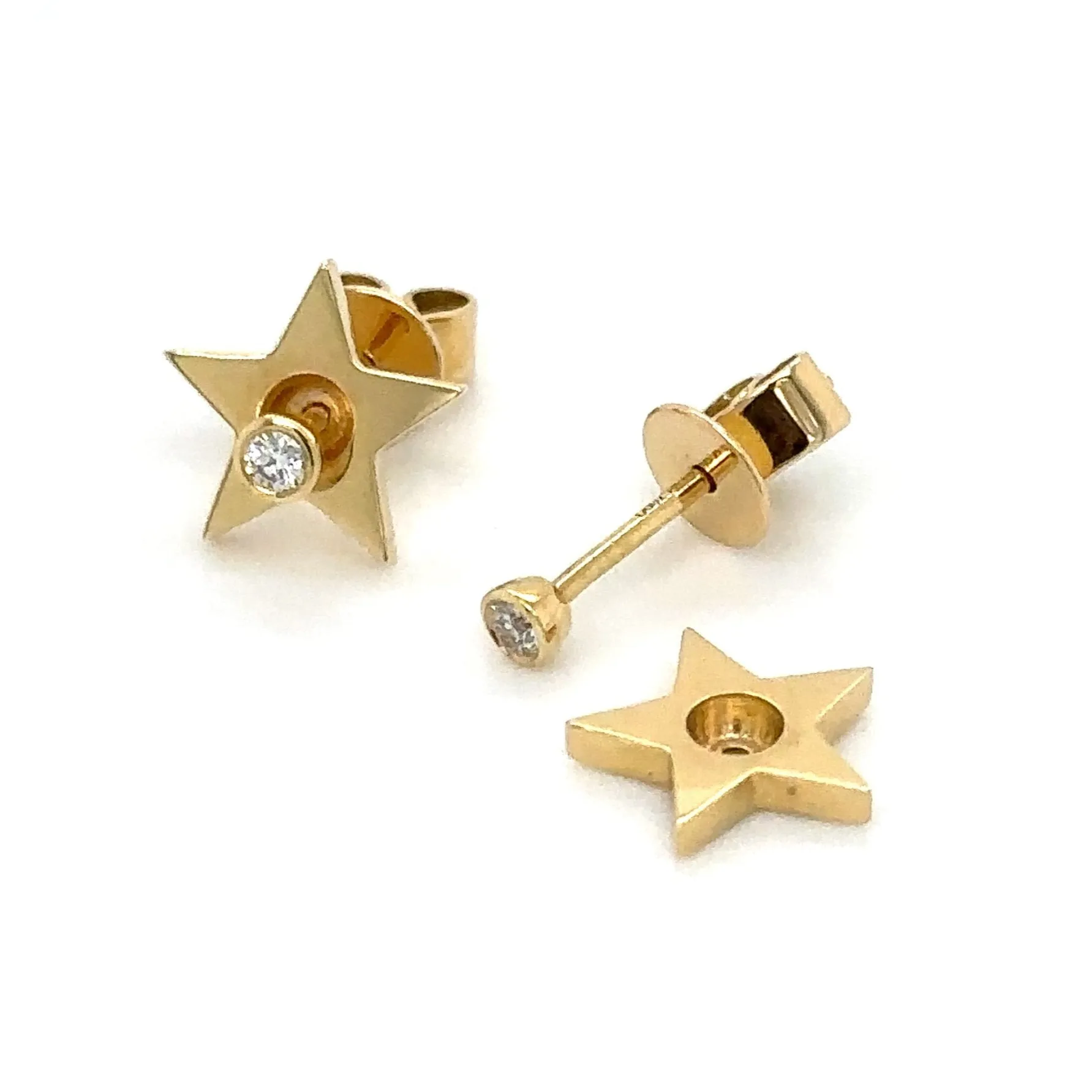 0.31ct tw Diamond Star Stud Earrings