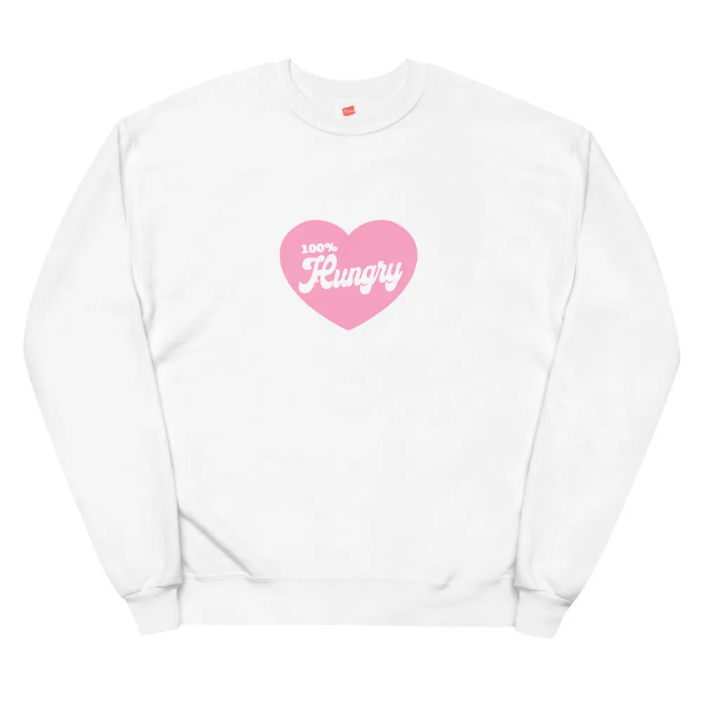 100% hungry crewneck
