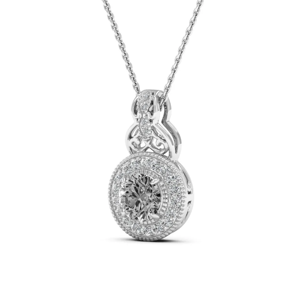 1.29 d.e.w cts Josie Moissanite Necklace