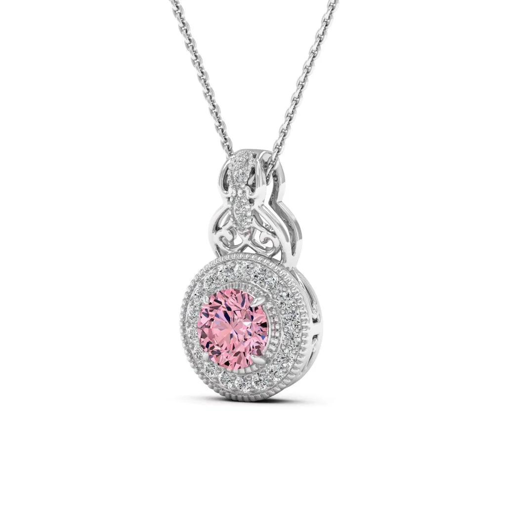 1.29 d.e.w cts Josie Moissanite Necklace