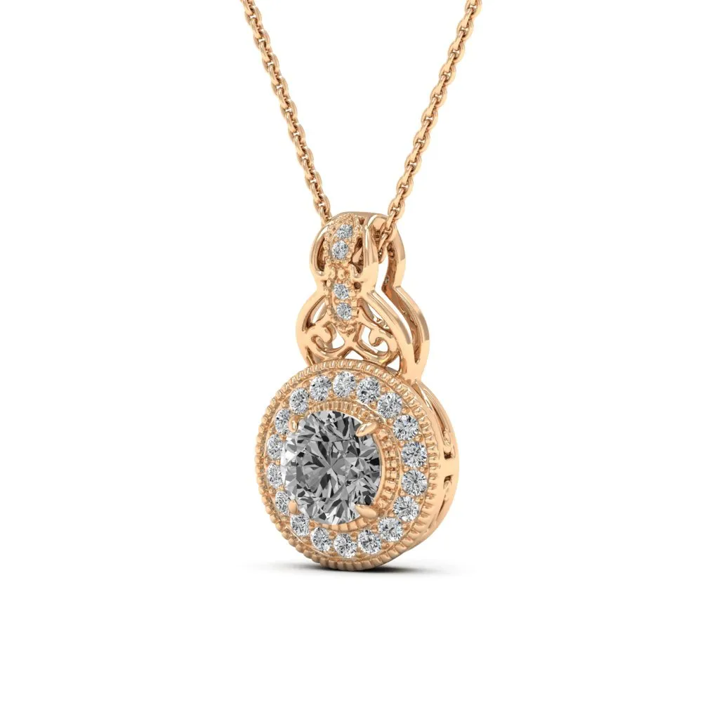 1.29 d.e.w cts Josie Moissanite Necklace