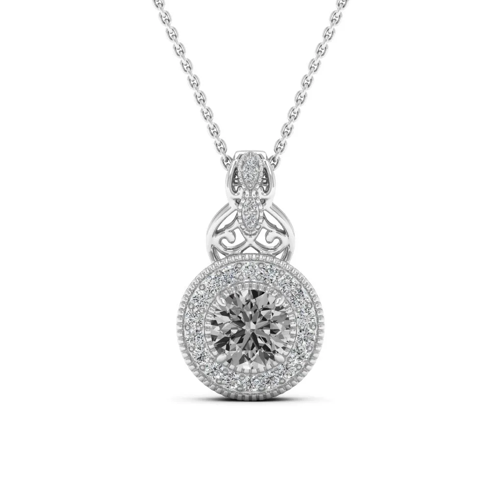 1.29 d.e.w cts Josie Moissanite Necklace