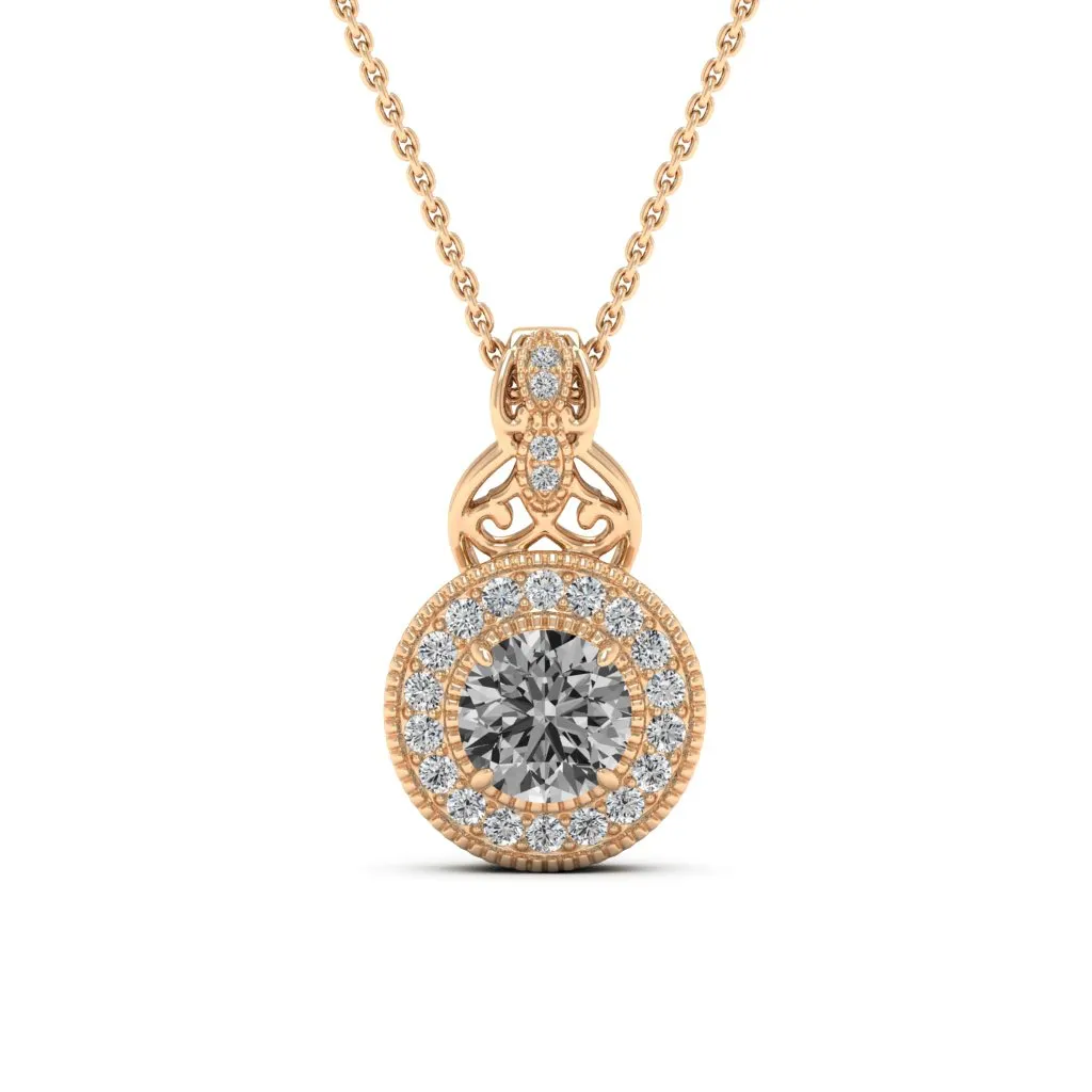 1.29 d.e.w cts Josie Moissanite Necklace
