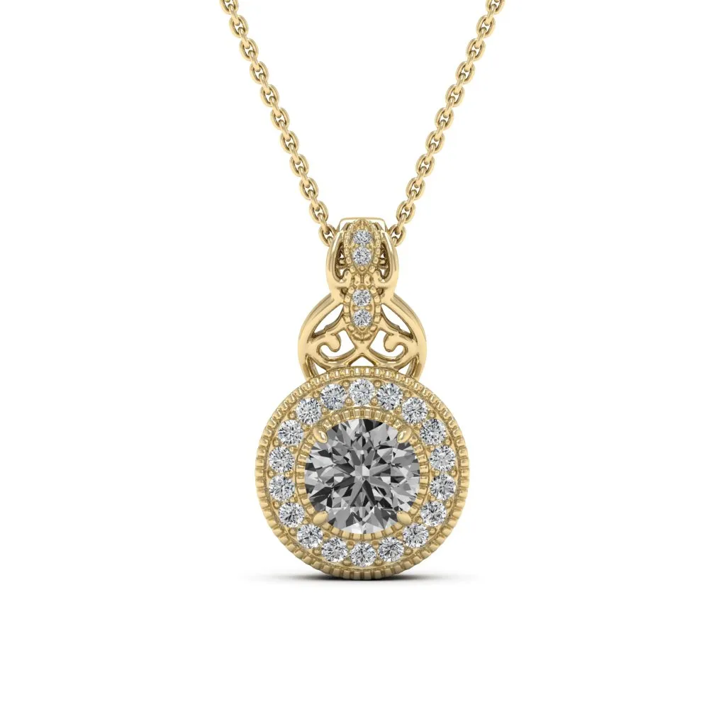 1.29 d.e.w cts Josie Moissanite Necklace