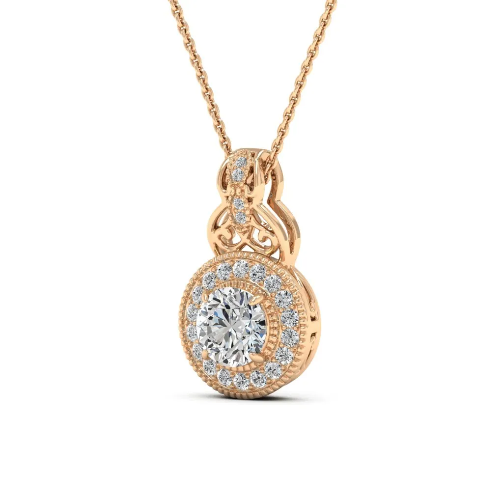 1.29 d.e.w cts Josie Moissanite Necklace