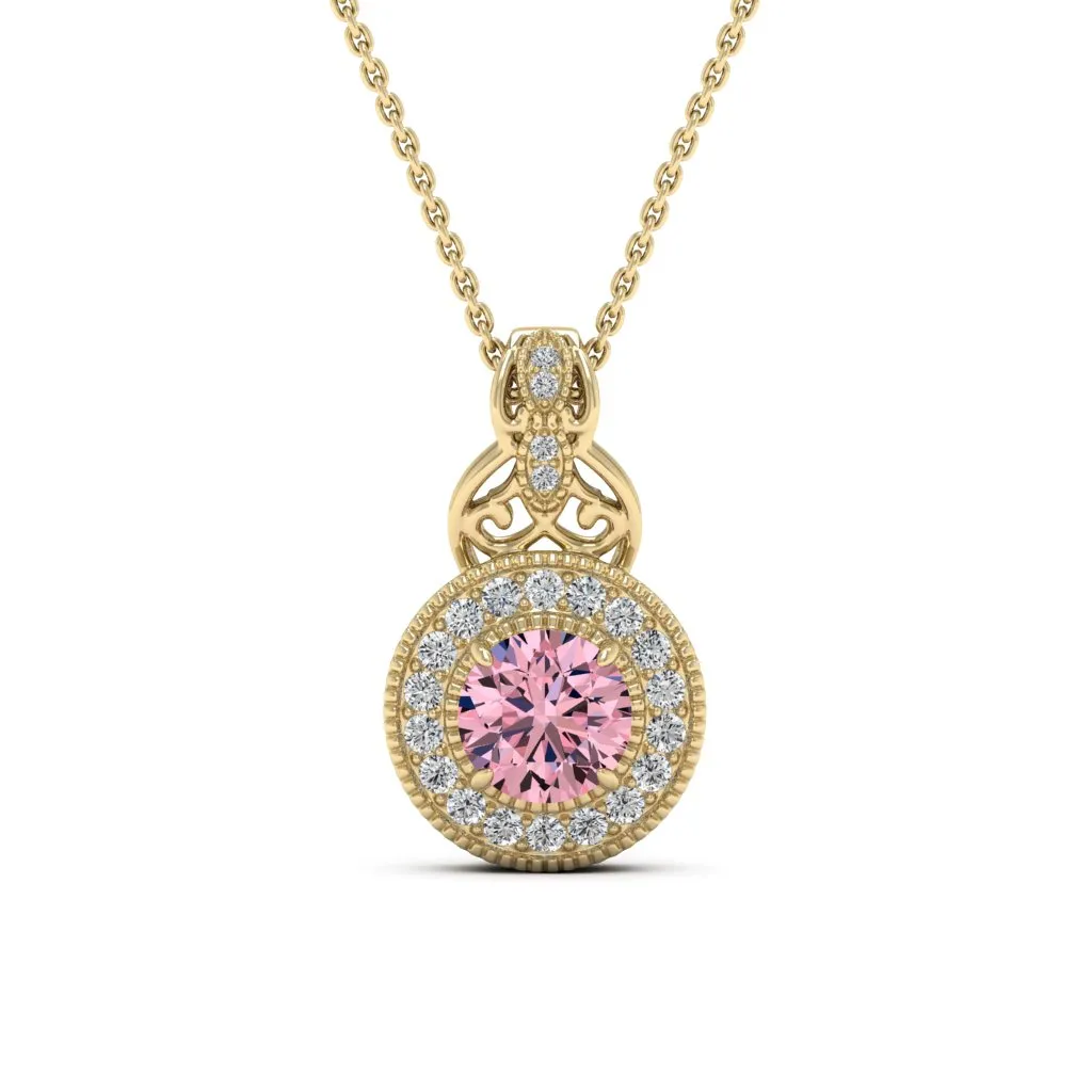 1.29 d.e.w cts Josie Moissanite Necklace