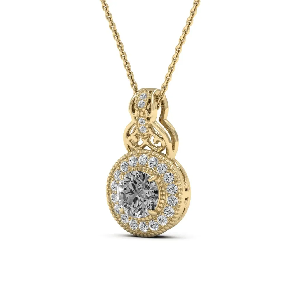 1.29 d.e.w cts Josie Moissanite Necklace