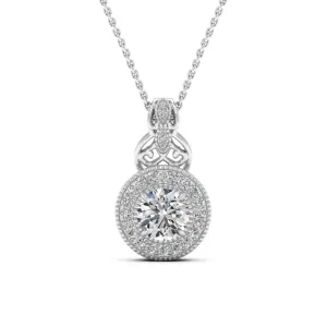 1.29 d.e.w cts Josie Moissanite Necklace