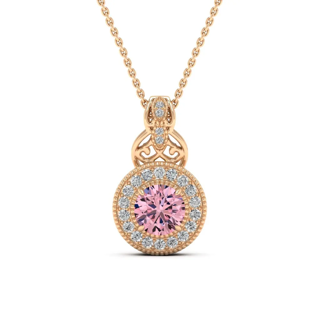 1.29 d.e.w cts Josie Moissanite Necklace