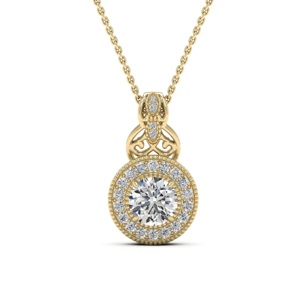 1.29 d.e.w cts Josie Moissanite Necklace