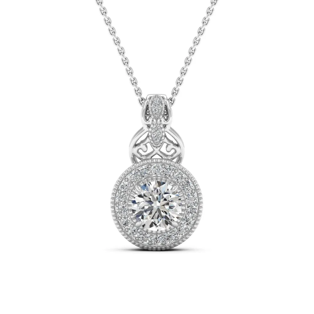 1.29 d.e.w cts Josie Moissanite Necklace