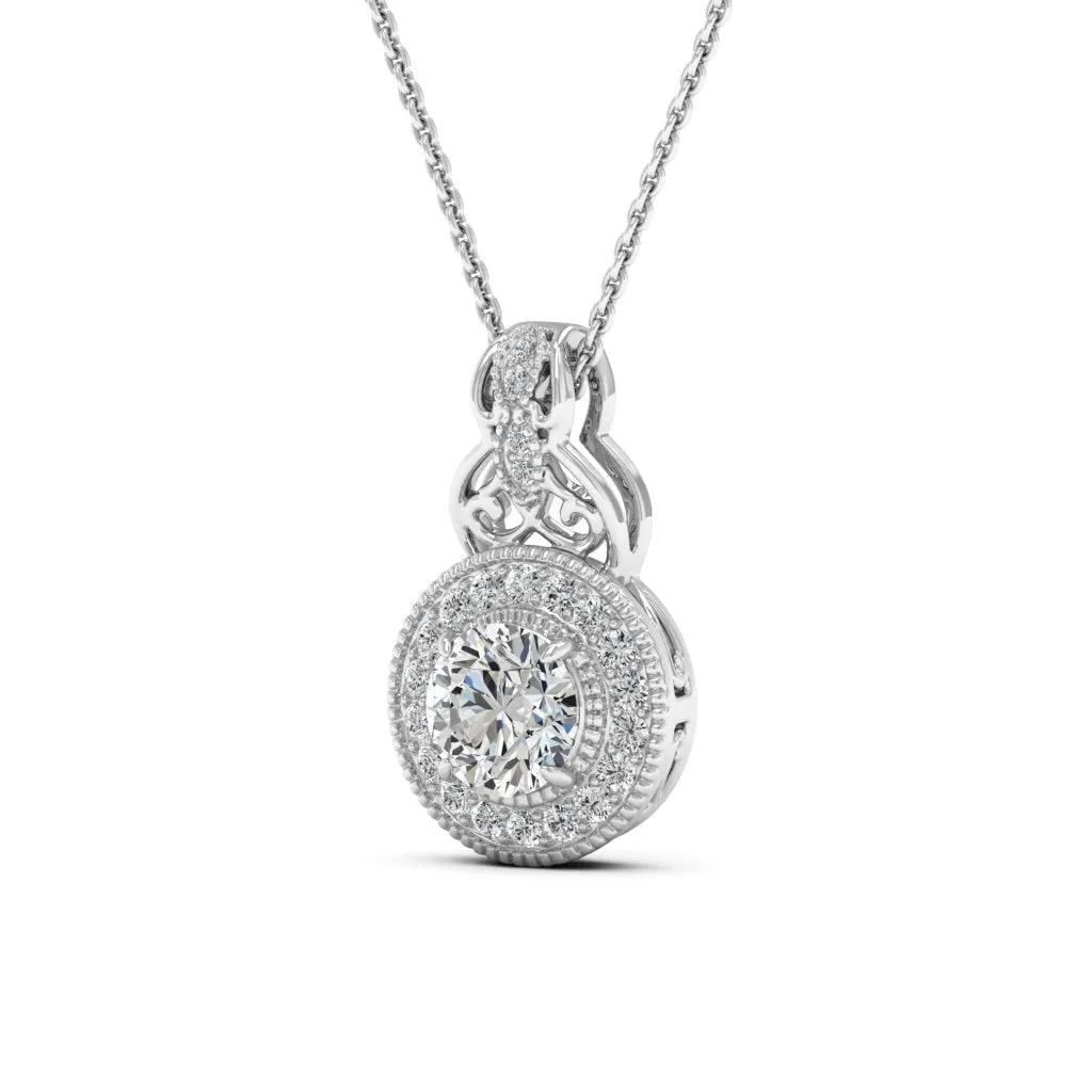 1.29 d.e.w cts Josie Moissanite Necklace