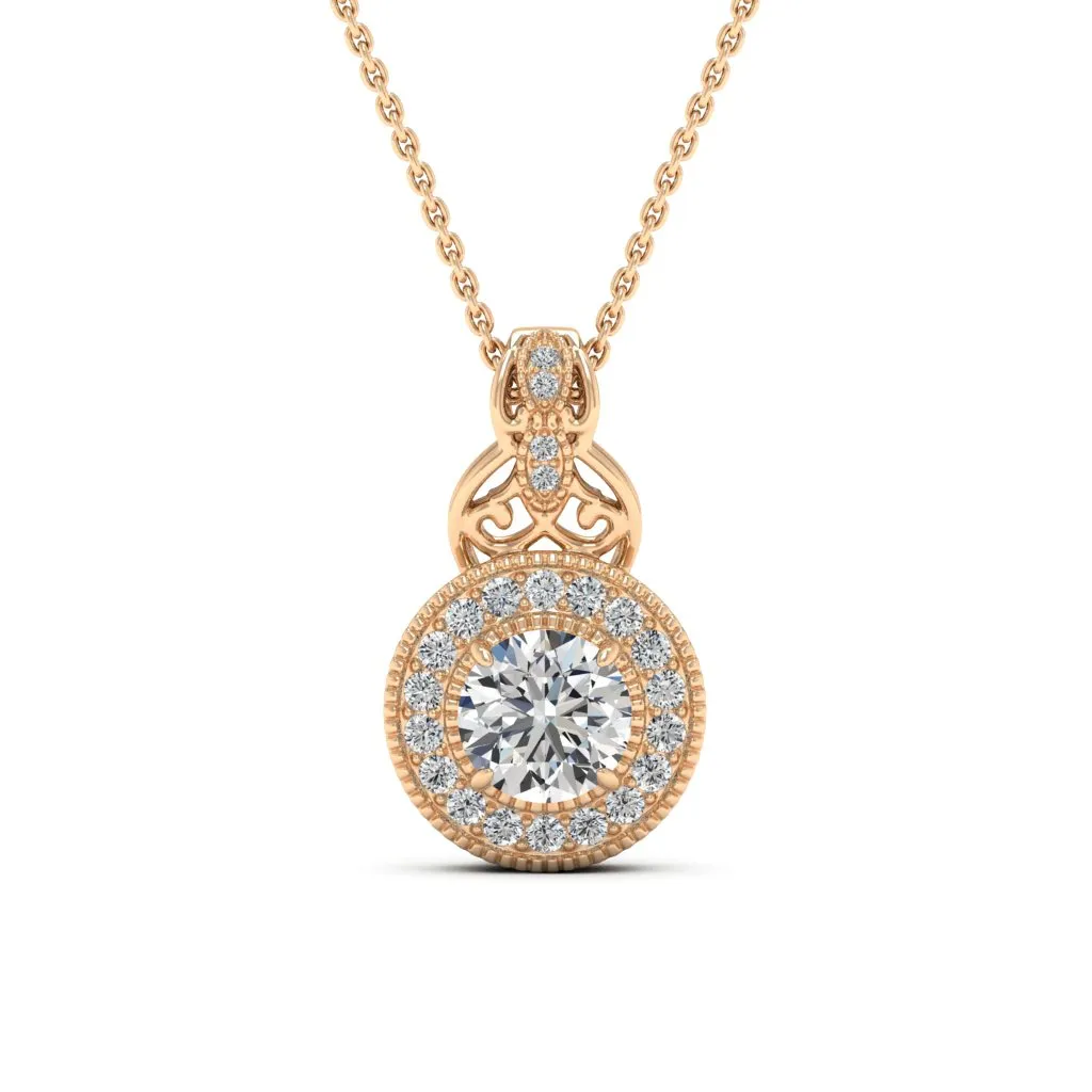 1.29 d.e.w cts Josie Moissanite Necklace
