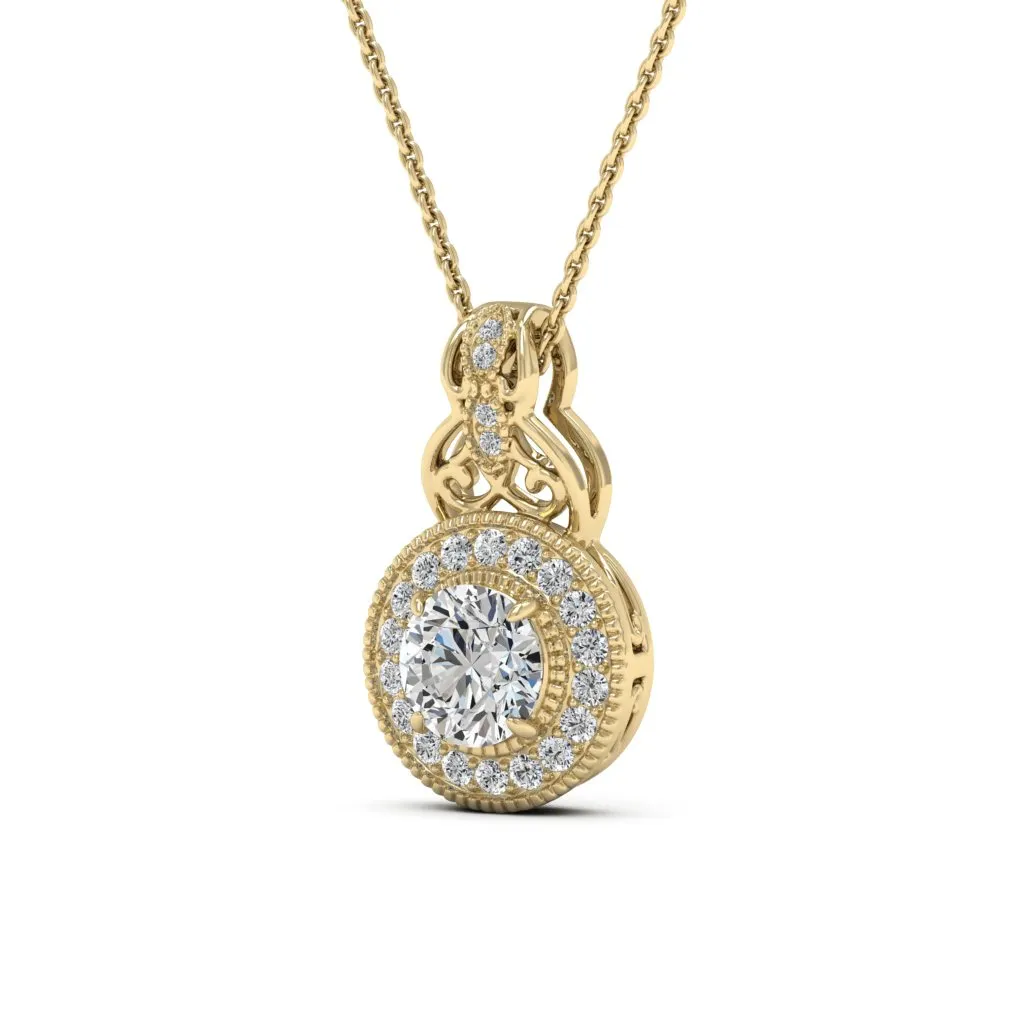 1.29 d.e.w cts Josie Moissanite Necklace
