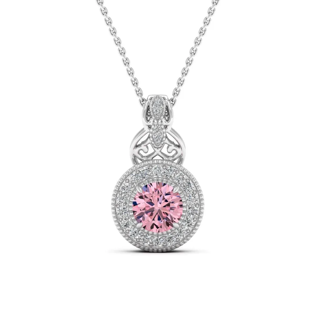 1.29 d.e.w cts Josie Moissanite Necklace