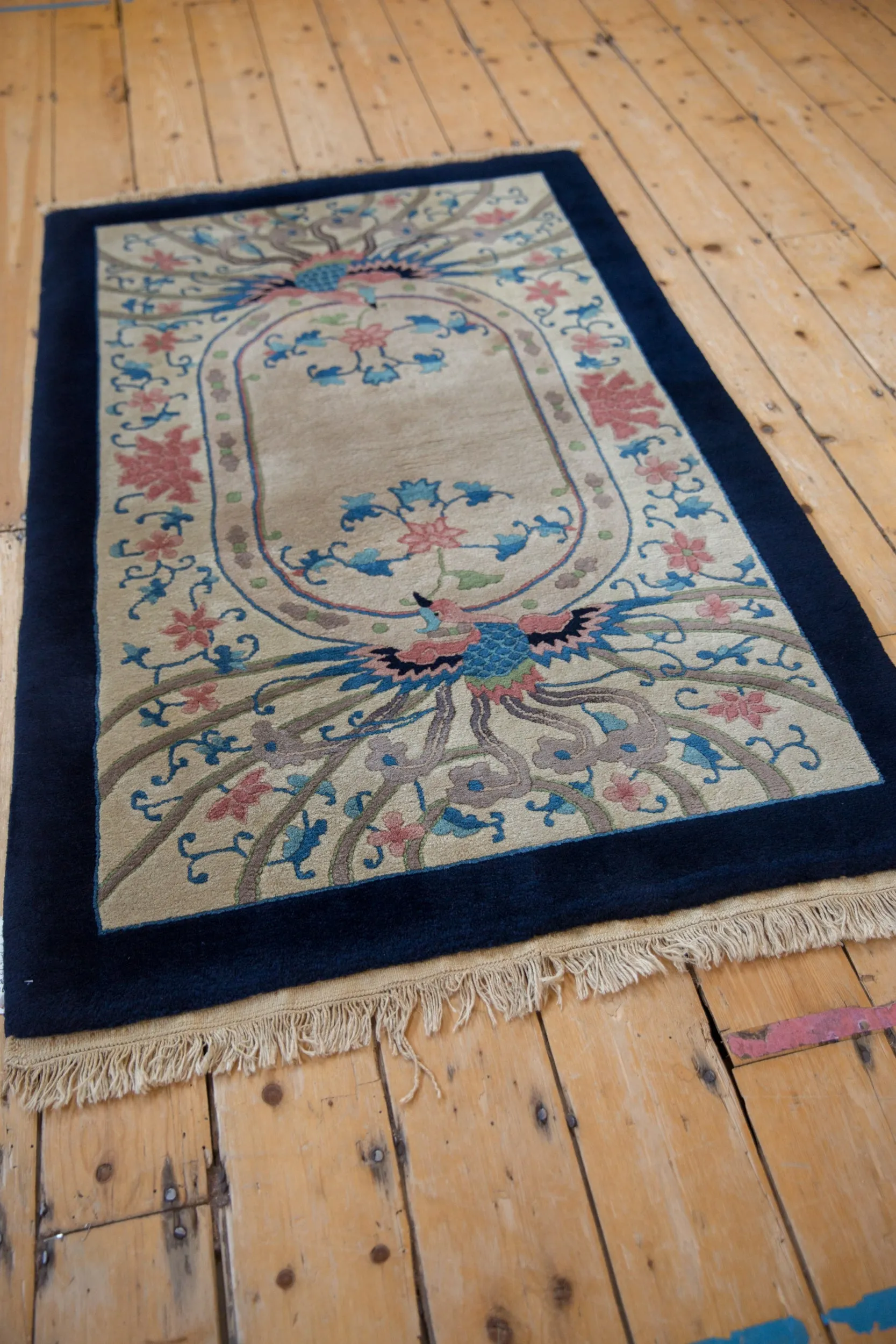 3x5 Vintage Art Deco Rug