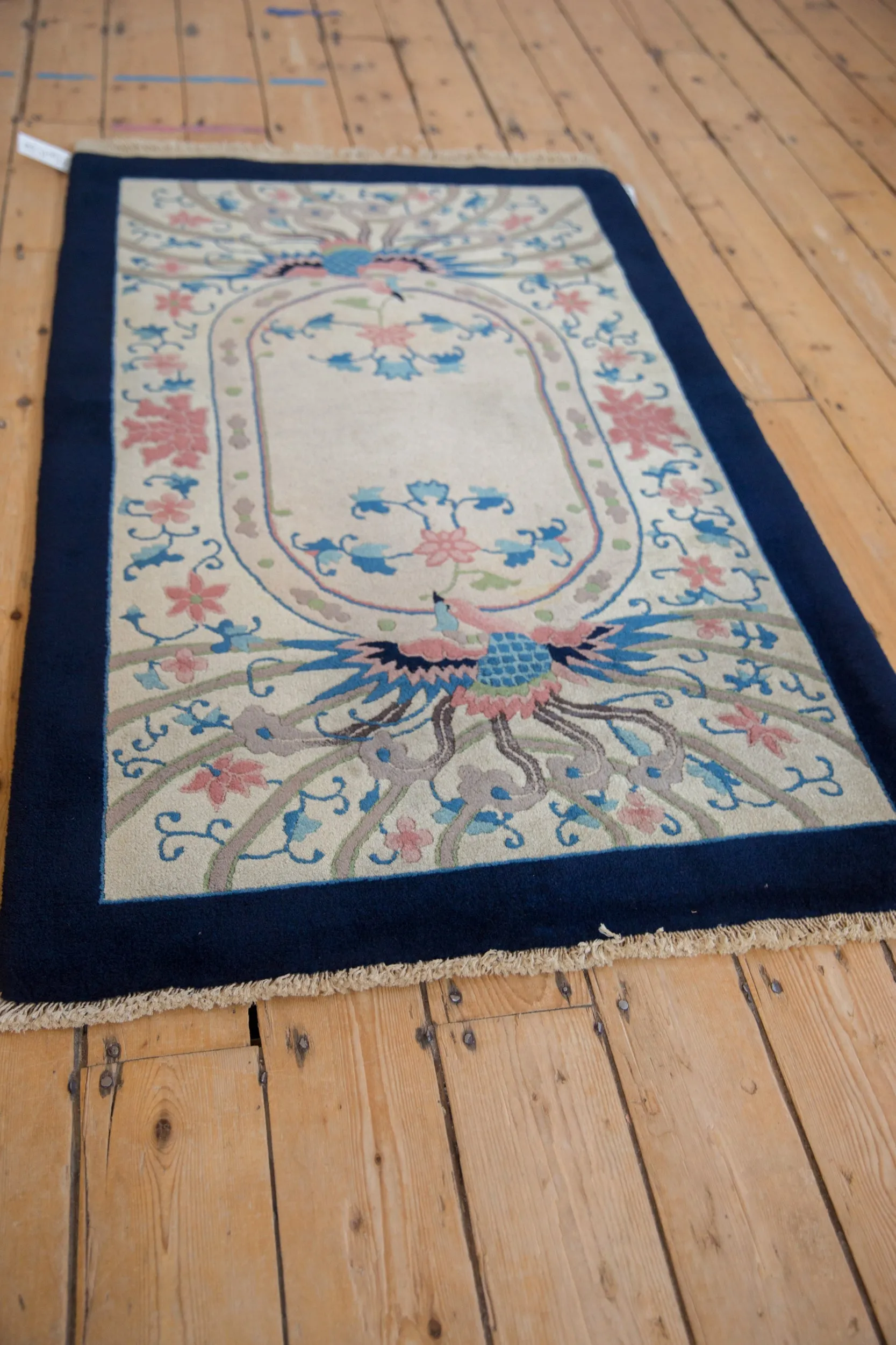 3x5 Vintage Art Deco Rug
