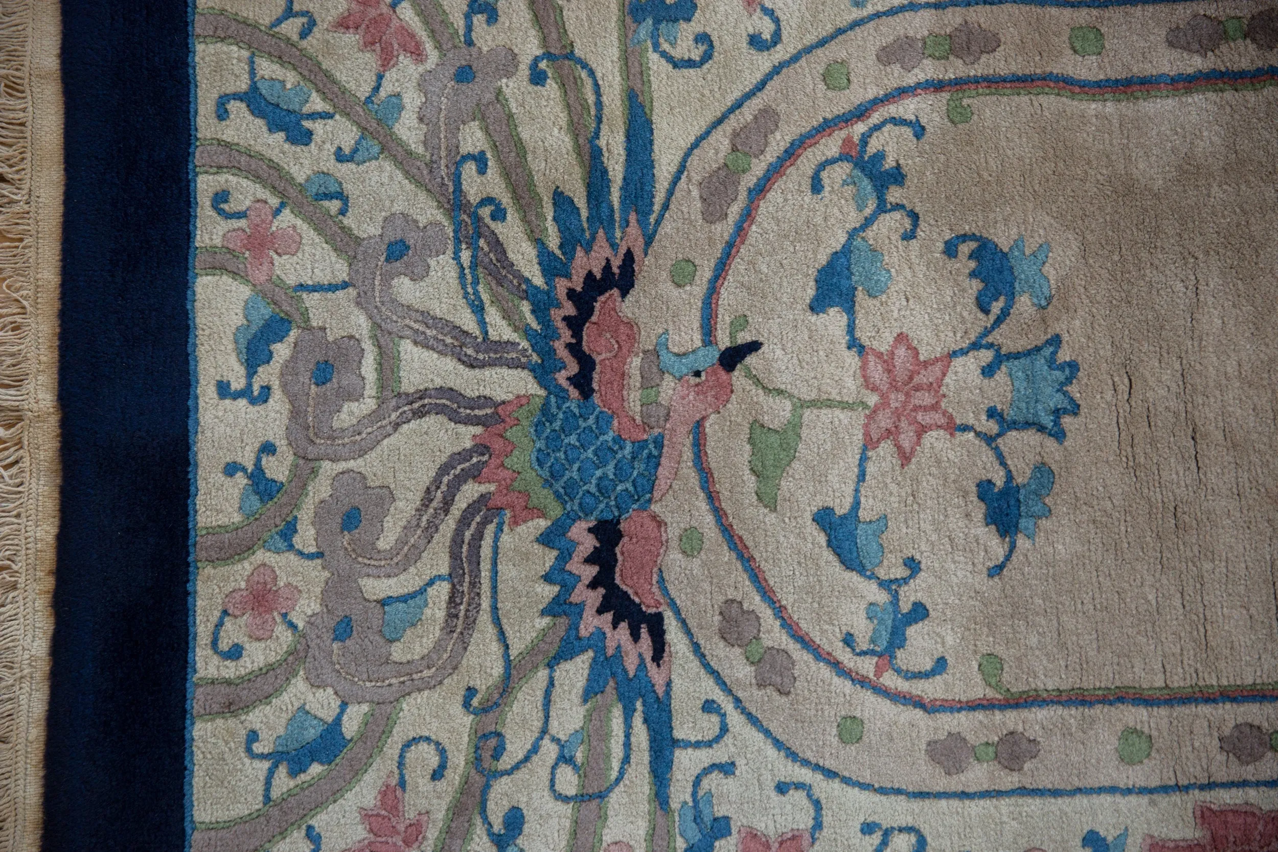 3x5 Vintage Art Deco Rug