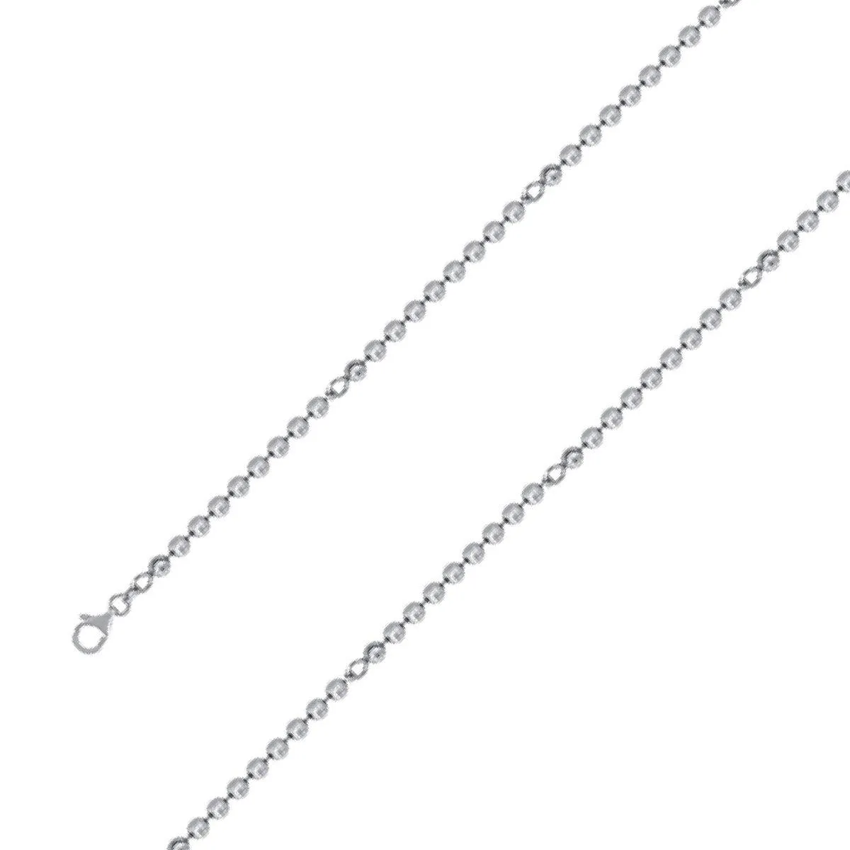 925 Sterling Silver 4mm Yellow Gold Plated Moon Cut Chain Size- 10"