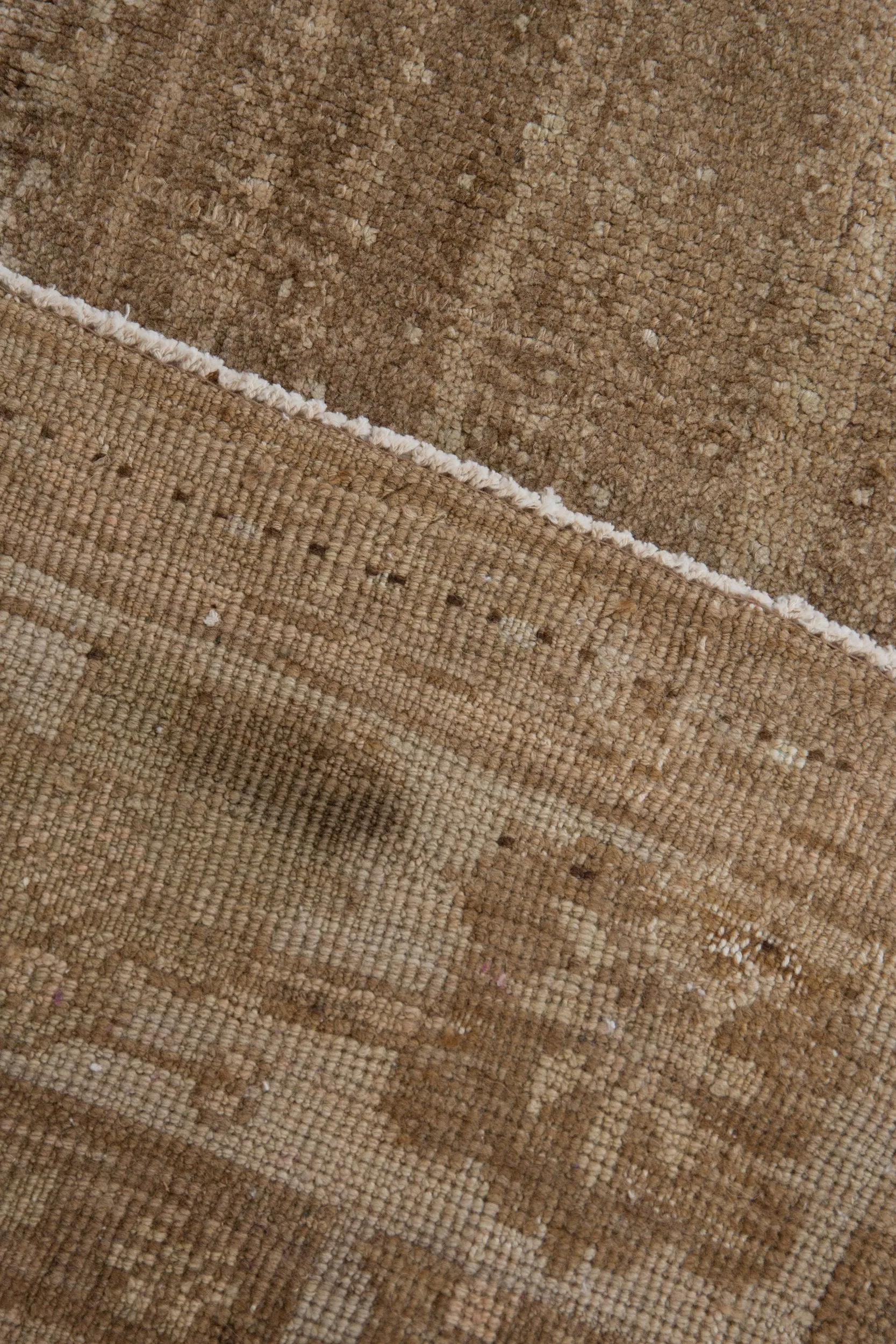 9.5x11 Vintage Distressed Oushak Carpet