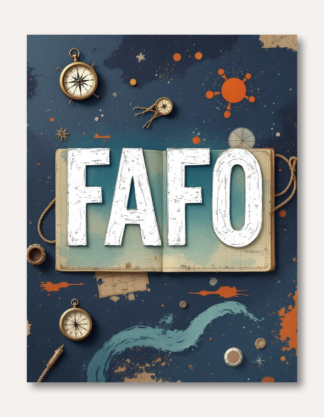Adventurous Nautical Dreams Wall Art Poster