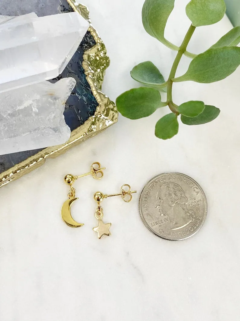 Alia Moon and Star Studs