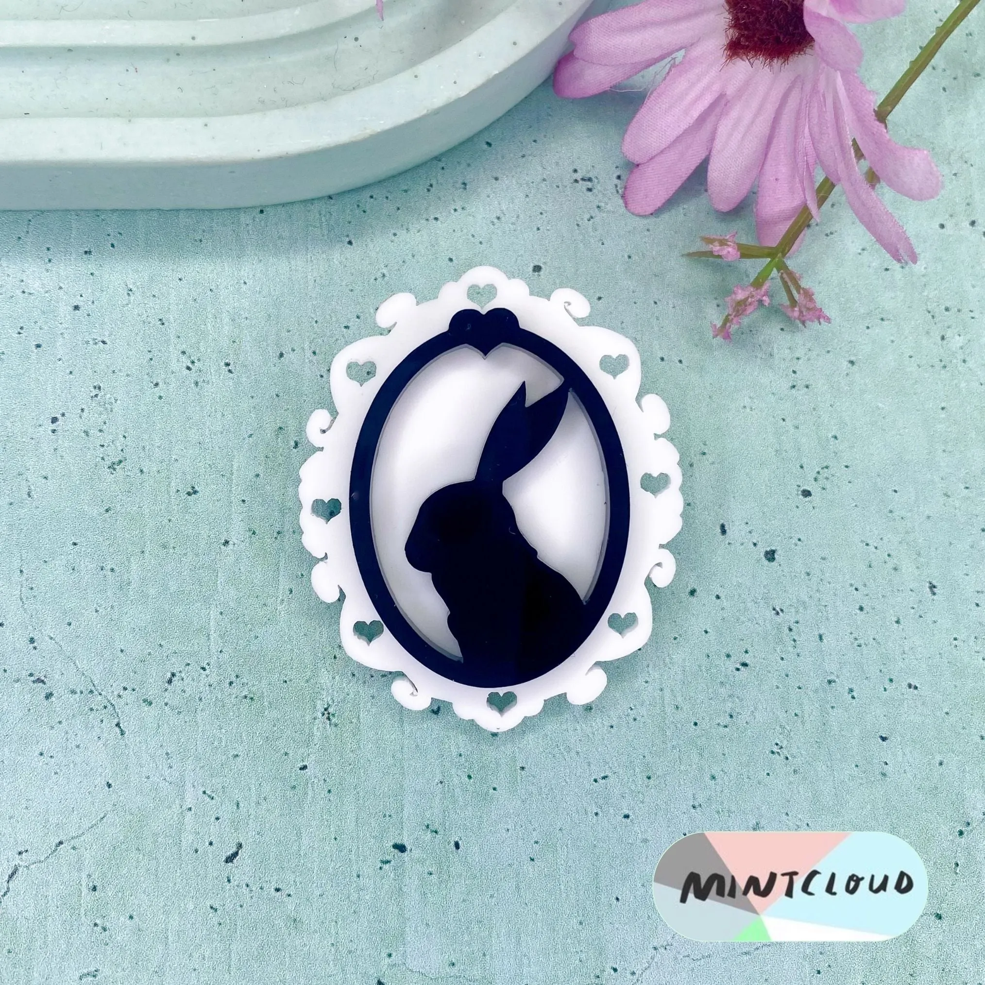 Alice in Wonderland Cameo Brooch - Various Designs