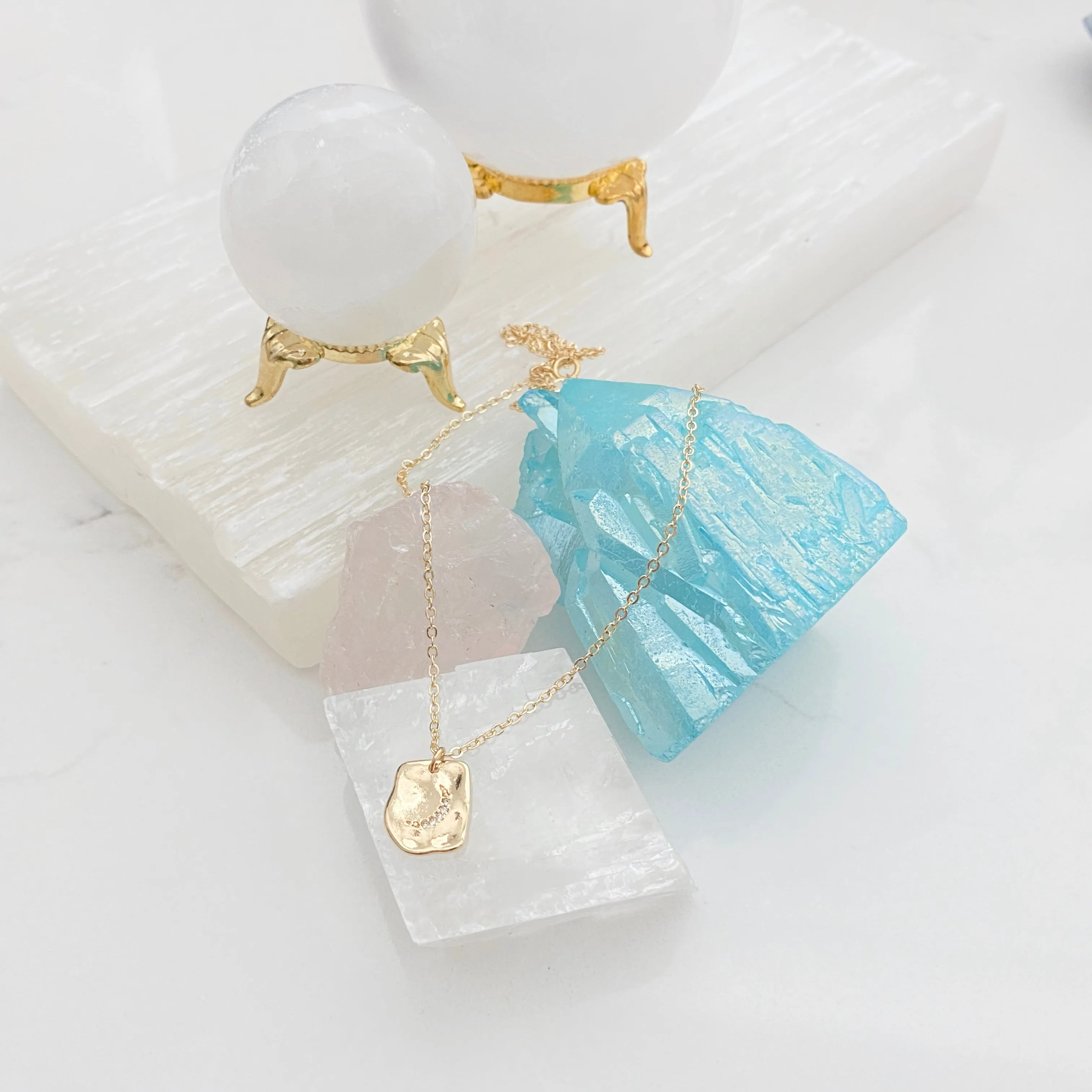 Allison Moon Charm Necklace