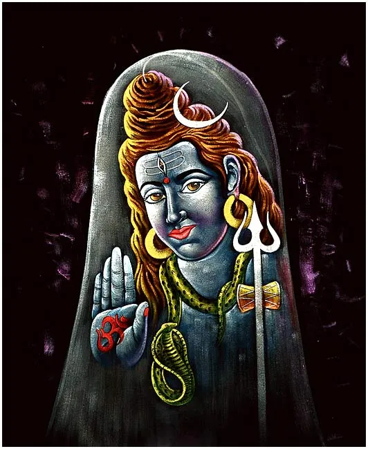 'Amarnath' Shiva in the form of Ice Lingam