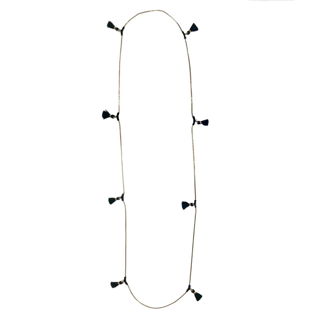 Ananya Tassel Necklace by SLATE   SALT