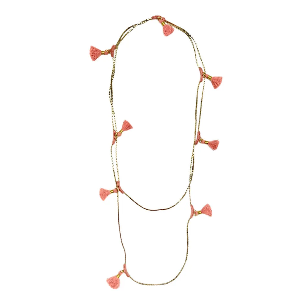 Ananya Tassel Necklace by SLATE   SALT
