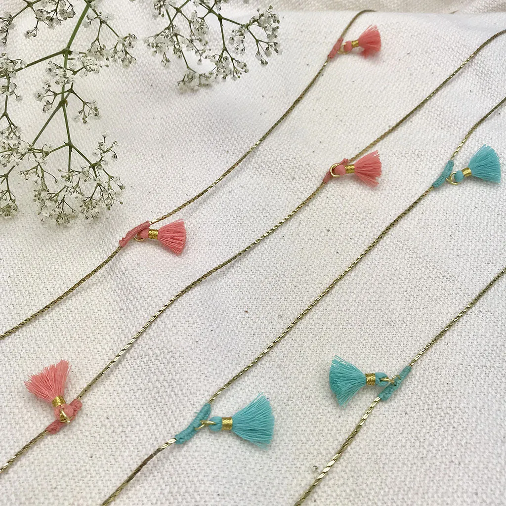Ananya Tassel Necklace by SLATE   SALT