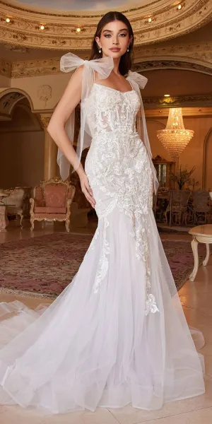 Andrea & Leo A1086W Beatrice Lace Corset Mermaid Gown