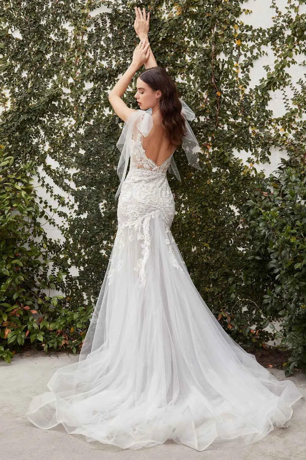 Andrea & Leo A1086W Beatrice Lace Corset Mermaid Gown