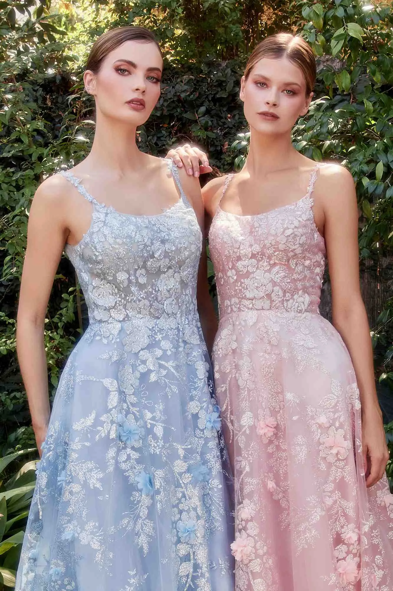 Andrea & Leo A1124 Floor Length Moondust Florentine A-Line Gown