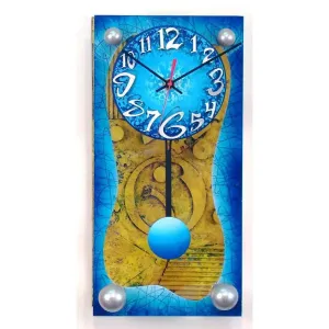 April Pendulum Wall Clock by David Scherer