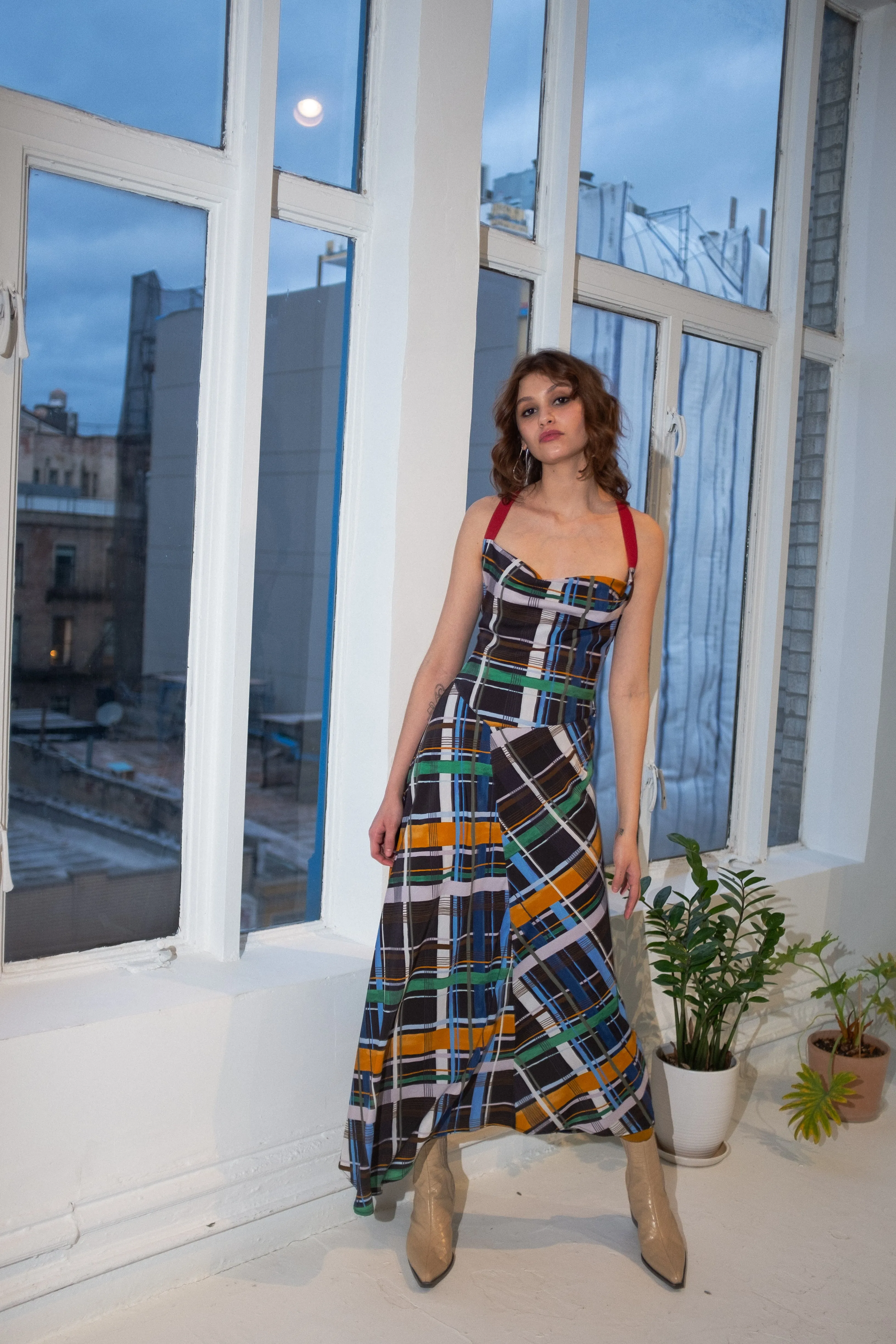 Aria Dress - Plaid