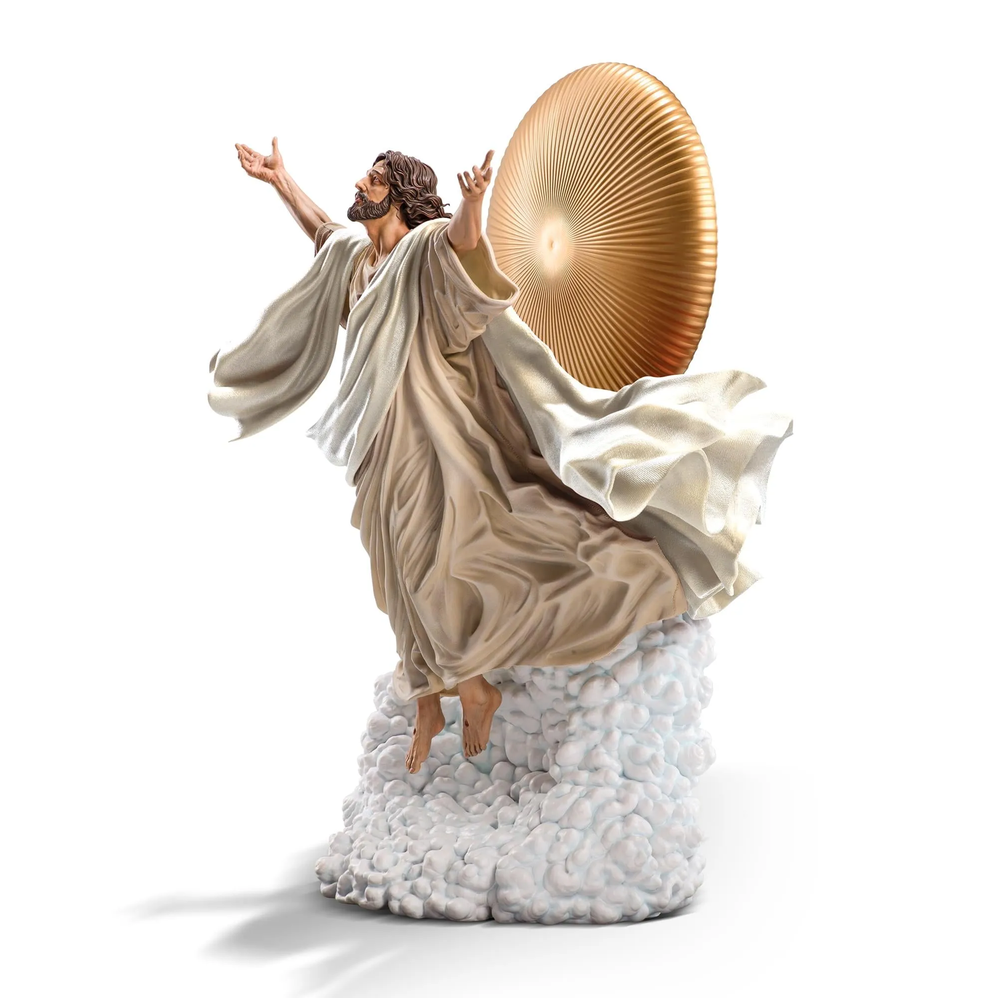 Ascension of Jesus Christ 11-Inch Premium Statue | 1:10 Scale White Robe Edition