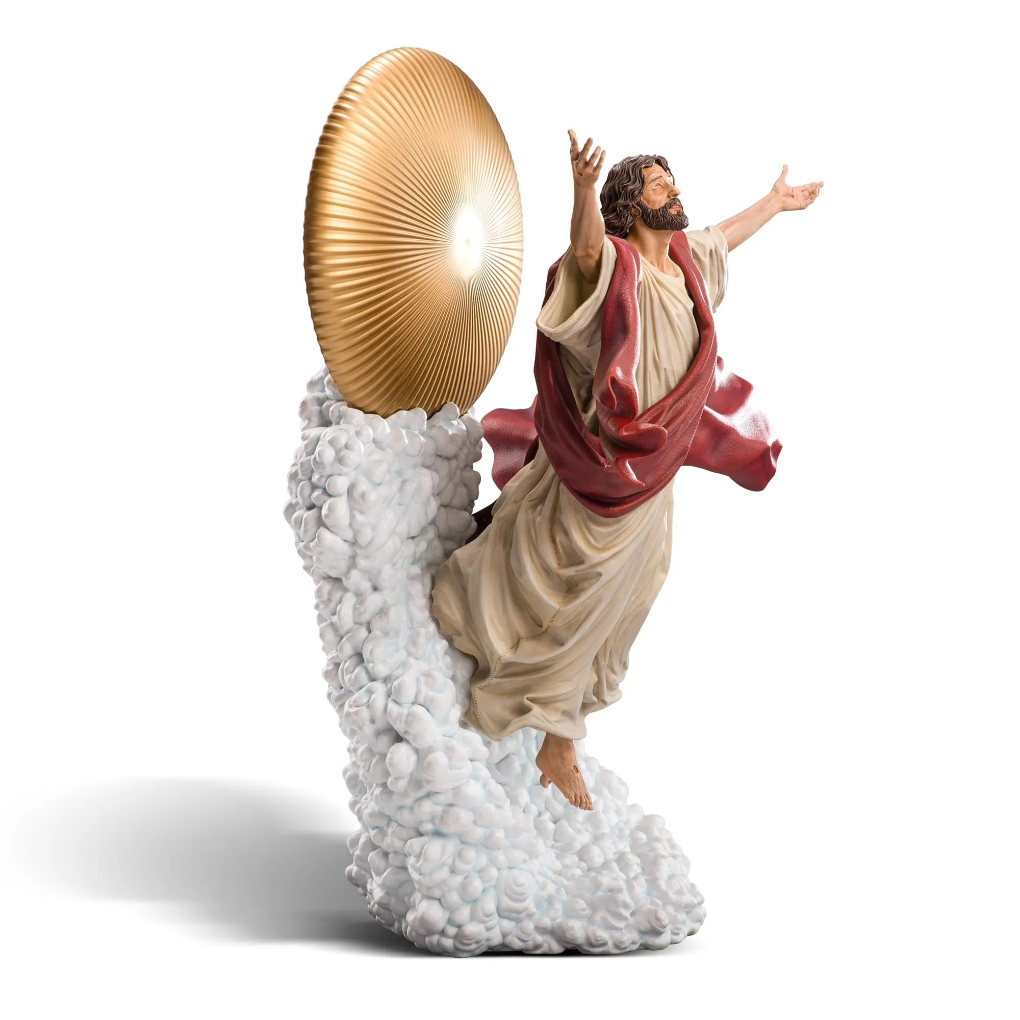 Ascension of Jesus Christ 27-Inch Premium Statue | 1:4 Scale Red Robe Edition