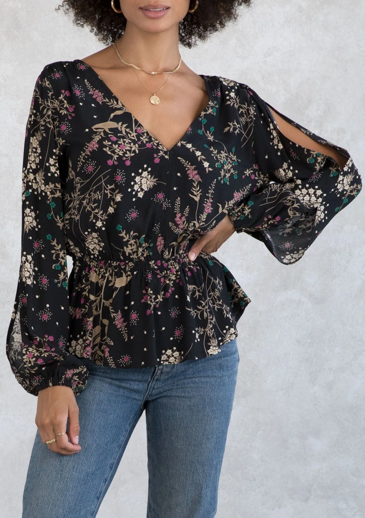 Aubree Peplum Top