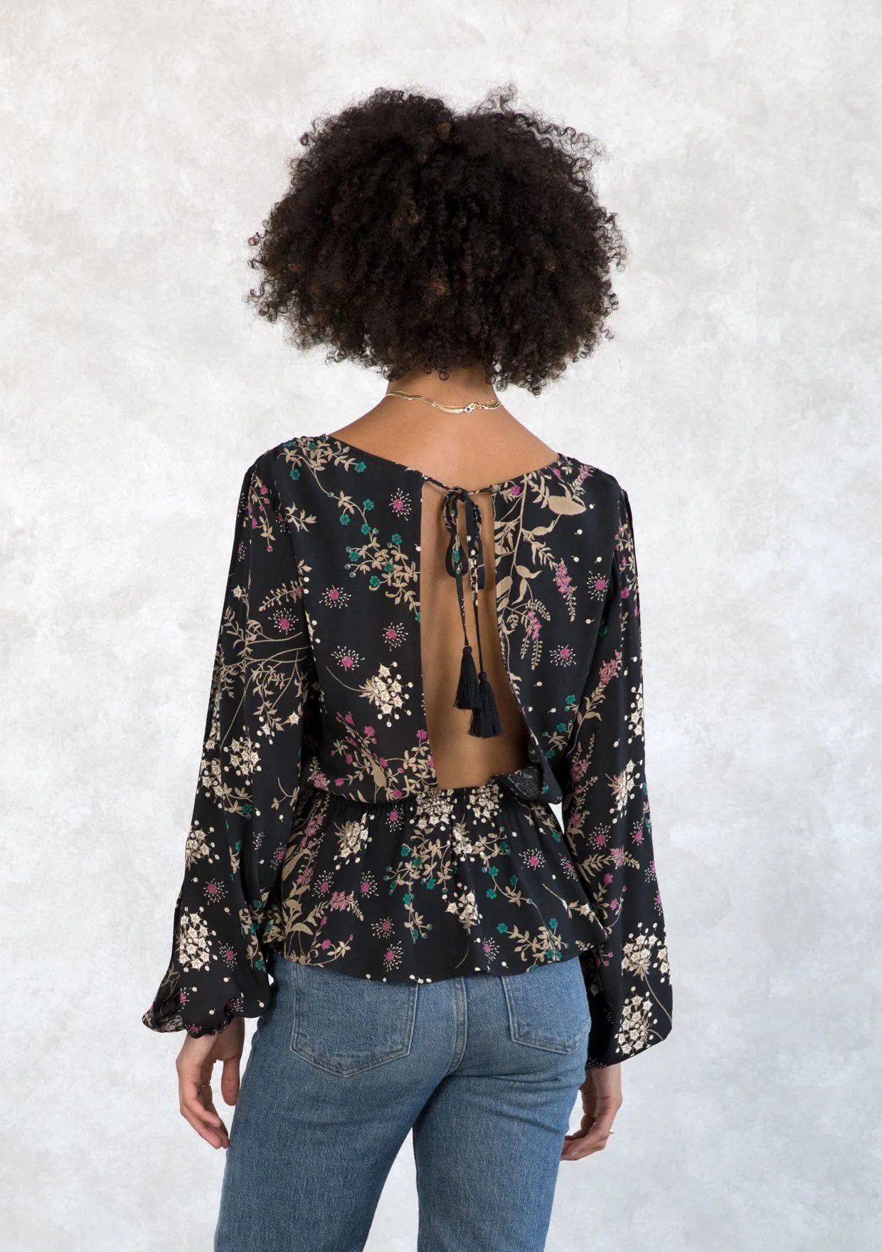 Aubree Peplum Top