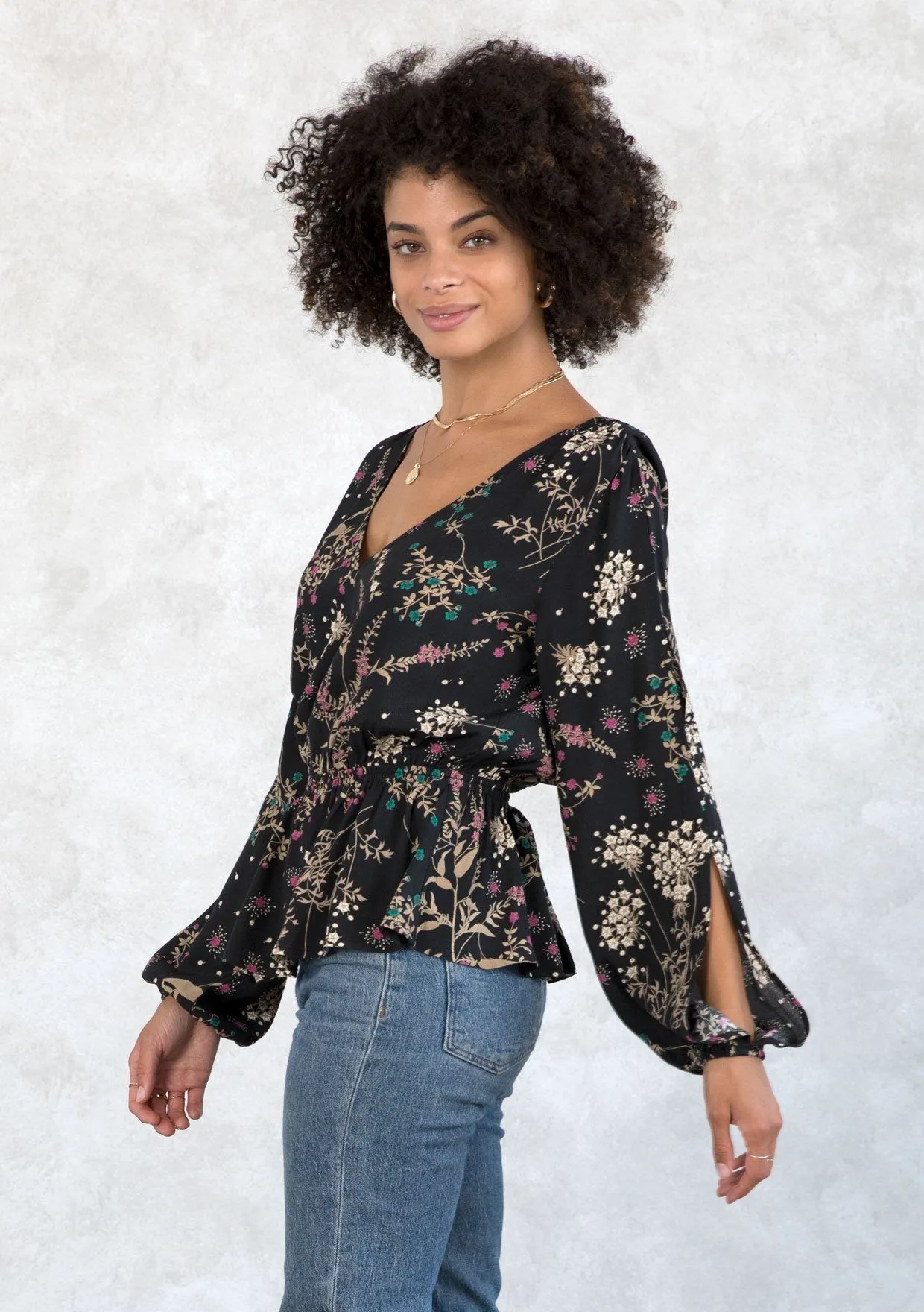 Aubree Peplum Top
