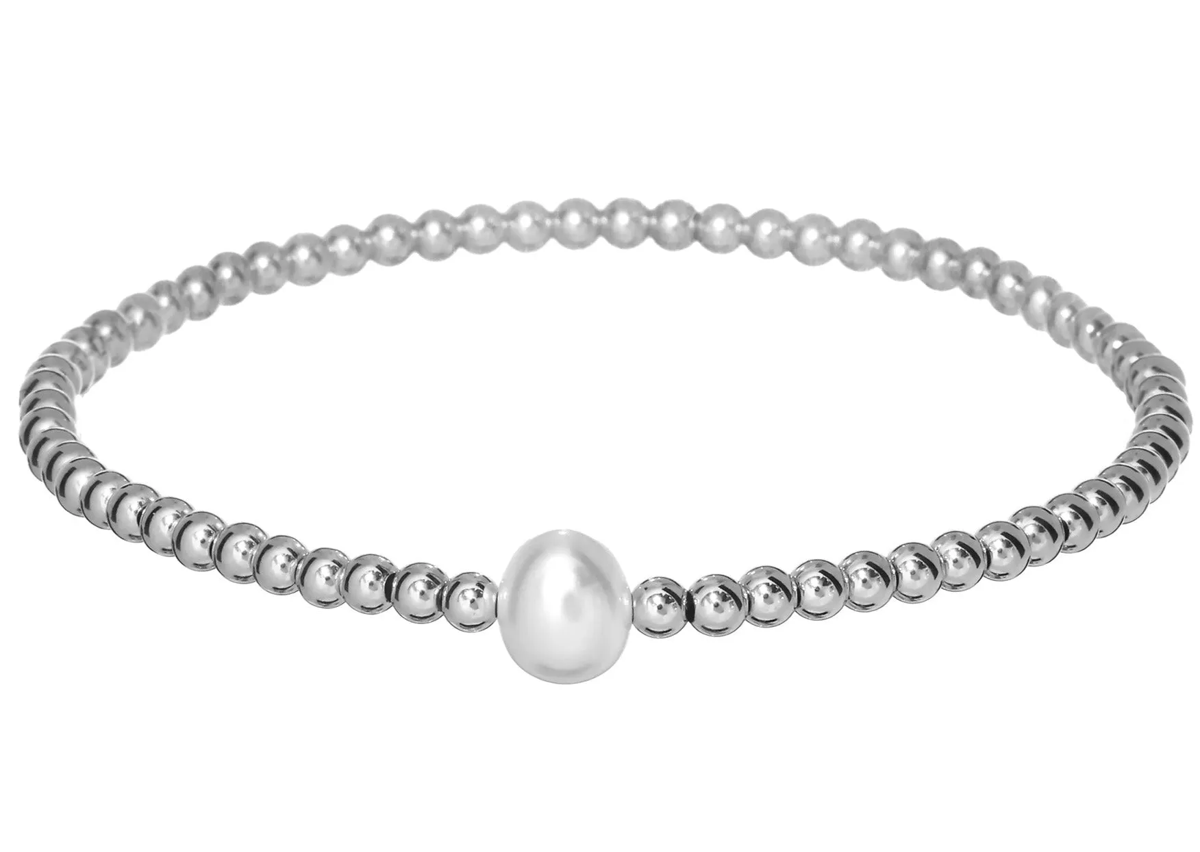 AUDREY | Stretchy Anti-tarnish Gold Filled & Pearls Bracelet