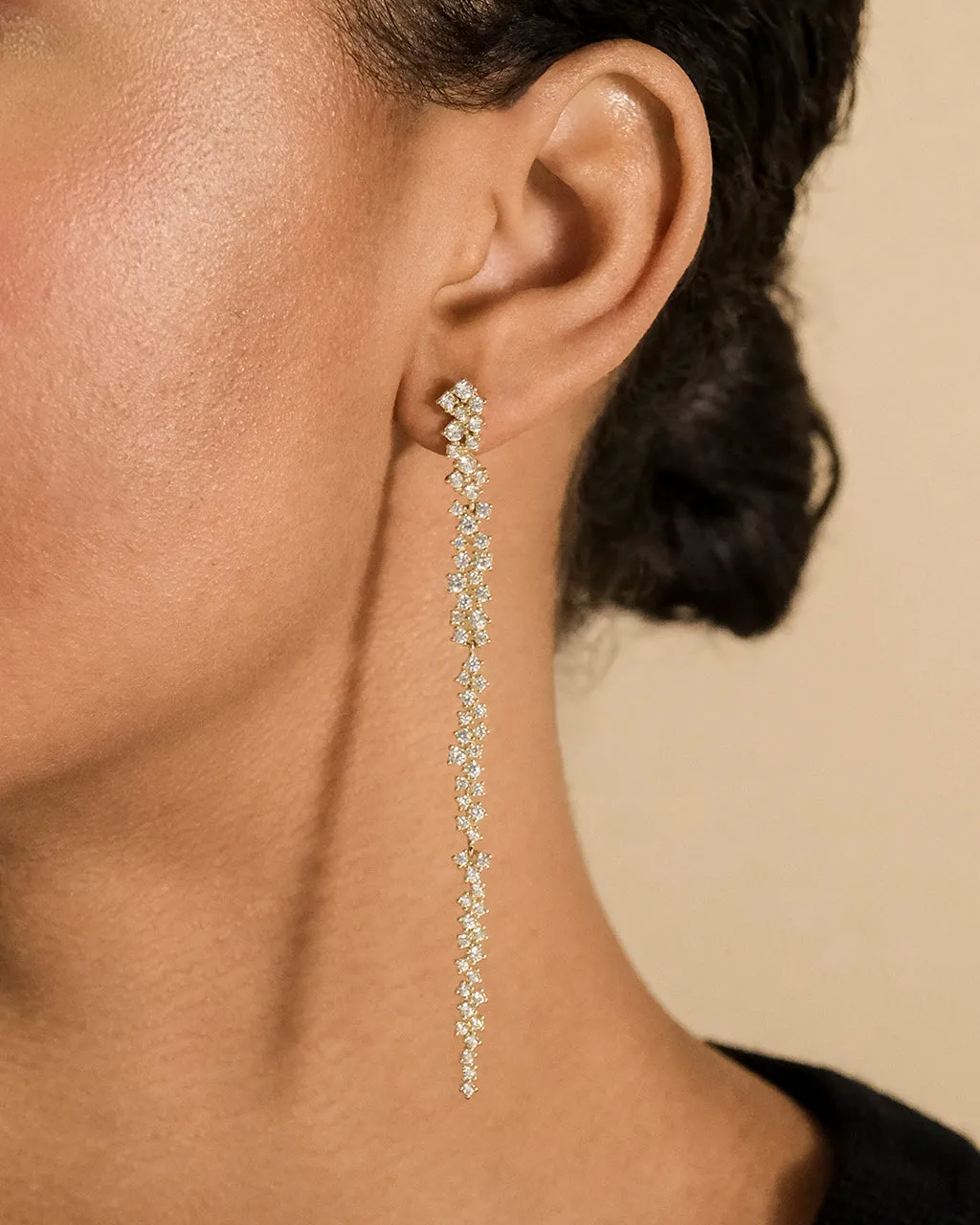 Audrina CZ Drop Earrings
