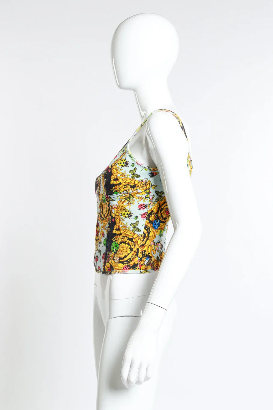 Baroque Ladybug Bustier Top