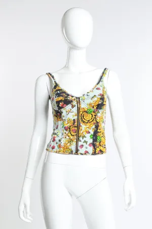 Baroque Ladybug Bustier Top