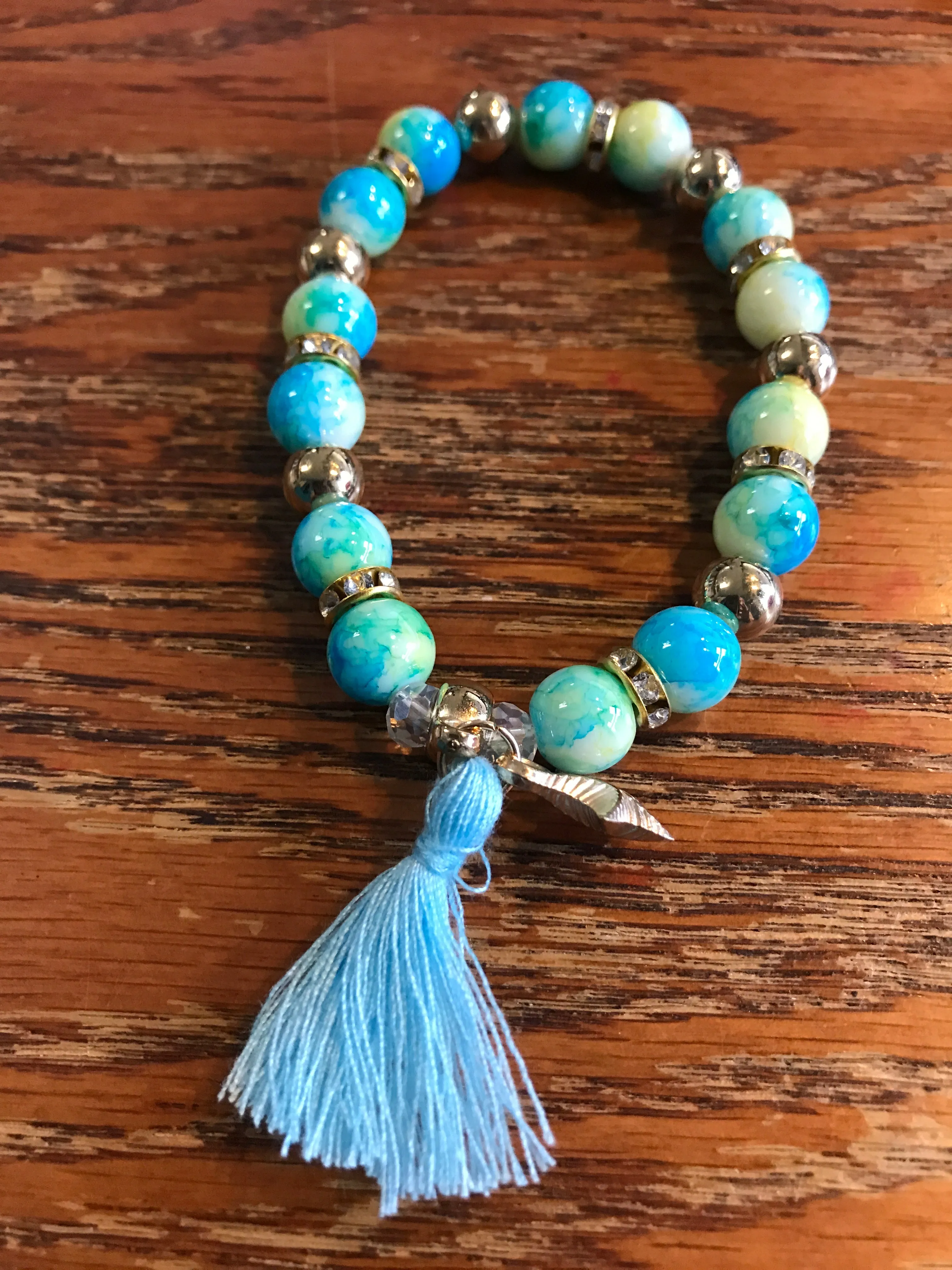 Bead Bracelets w/Tassel