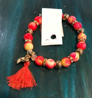Bead Bracelets w/Tassel
